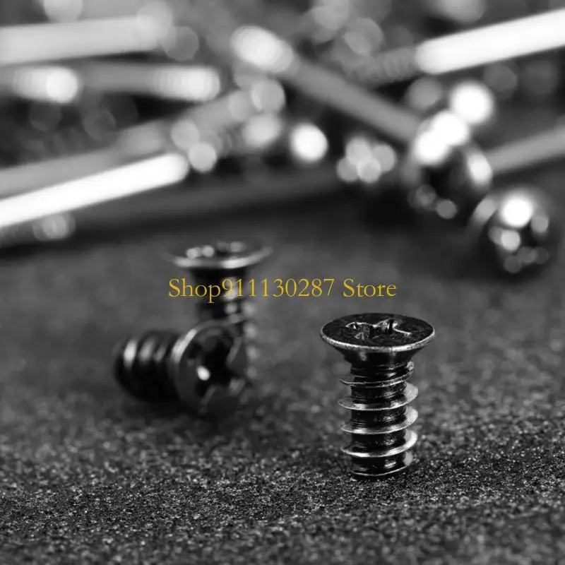 J1HC Juego 60 tornillos para ventilador con caja, tornillos rosca cabeza plana, juego tornillos para caja, (30 + - imagen 2