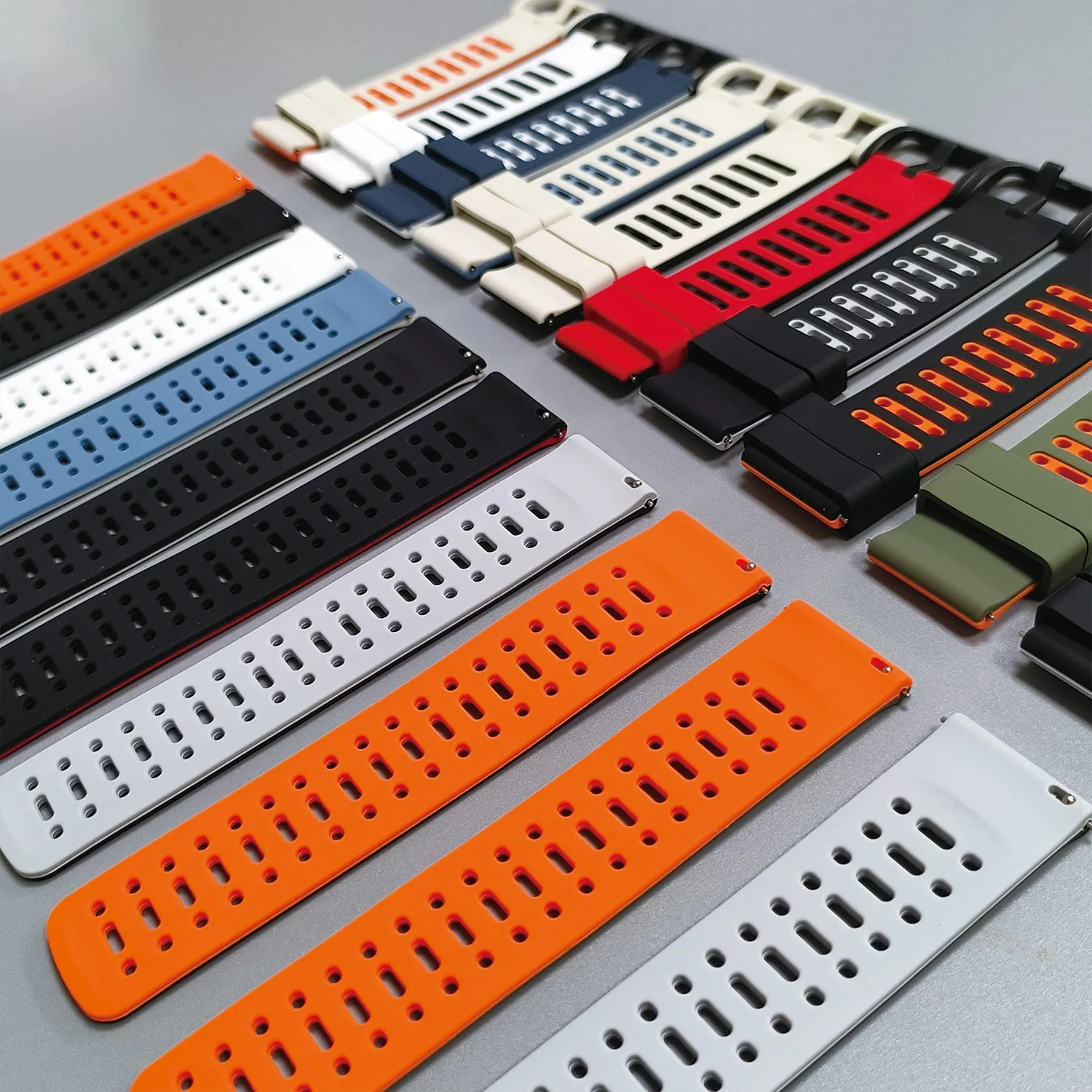 Correa suave de 22mm para Samsung Galaxy Watch 3, correa de silicona de 45mm y 46mm para Samsung Gear S3, accesorios de pulsera clásica y Frontier - imagen 3