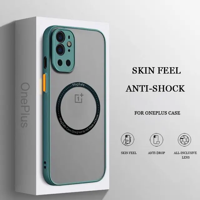 Para OnePlus 10 9 8 Pro funda dura de PC magnética de carga inalámbrica cubierta protectora trasera para OnePlus Nord 2 CE OnePlus9 9R 9RT 8T 10 - imagen 4