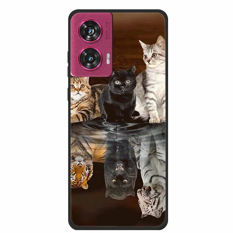 Para Motorola Moto G35 5G funda de lujo TPU funda trasera de silicona suave fundas de teléfono para MotoG35 Fundas protectoras coloridas a prueba de golpes - imagen 5