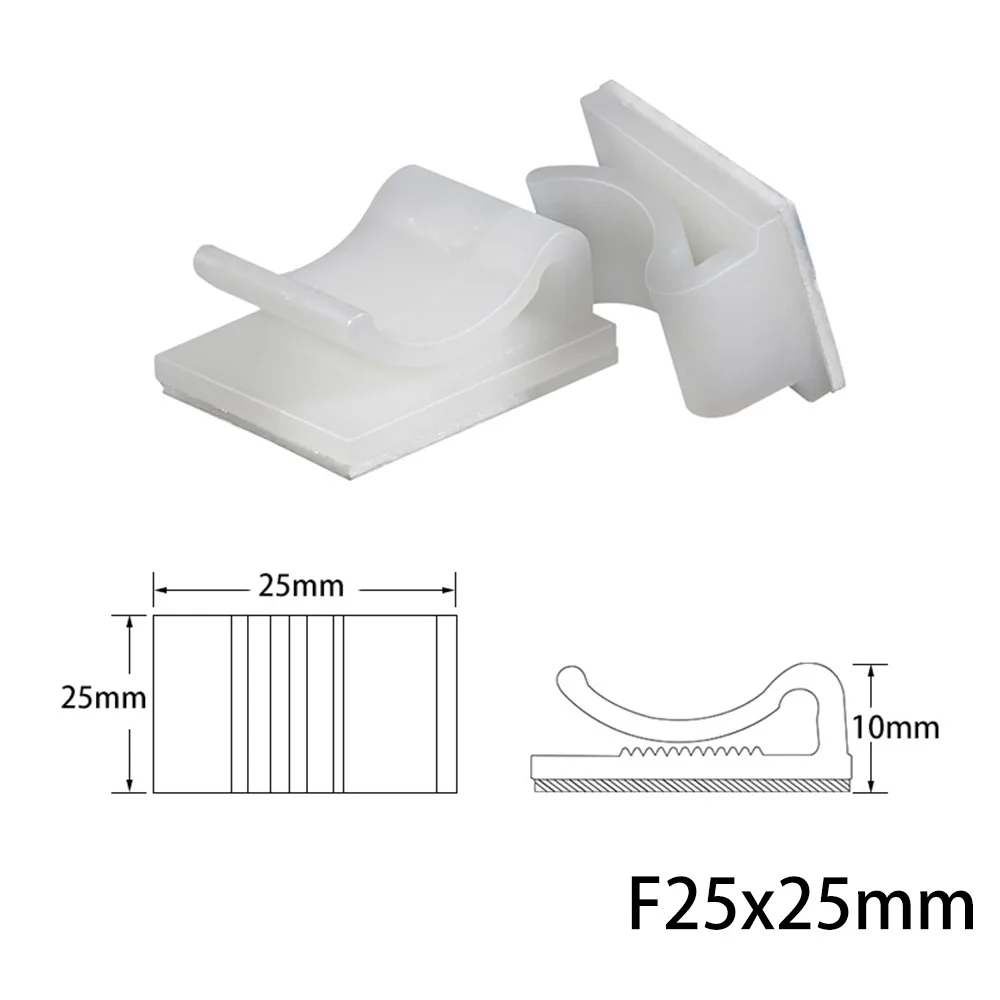 White F 25x25mm