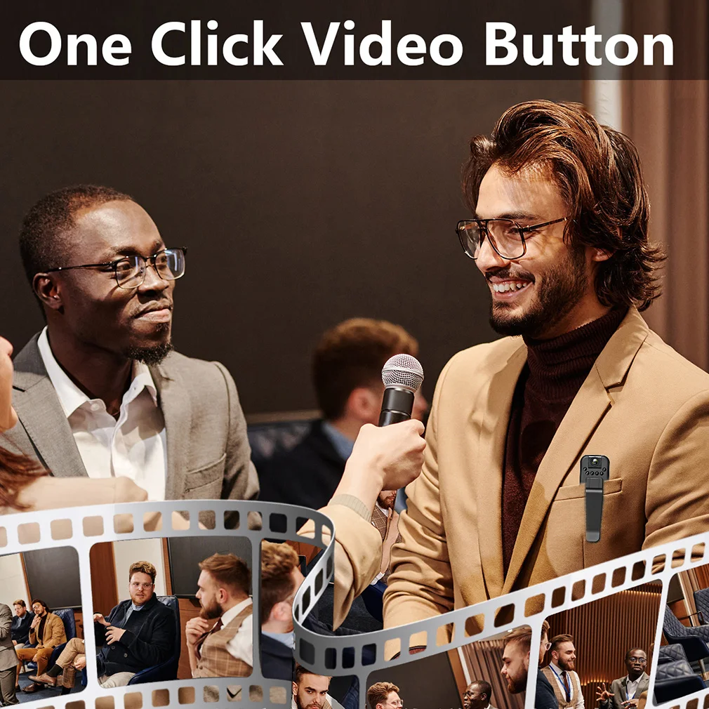 Grabadora de vídeo Digital portátil 1080P HD Mini cámara grabadora para deporte BodyCam visión nocturna infrarroja videocámara de policía al por mayor - imagen 3