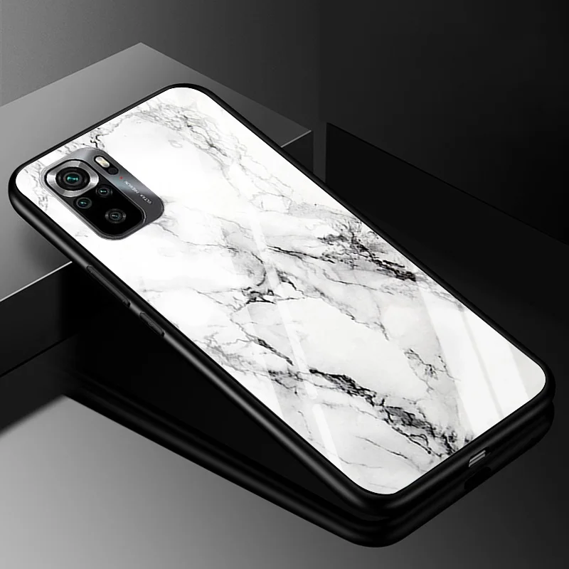 Funda de vidrio templado para Xiaomi Poco M5s, funda rígida para Xiaomi Poco M5s, funda de teléfono, parachoques suave, funda protectora PocoM5s M5 s - imagen 3