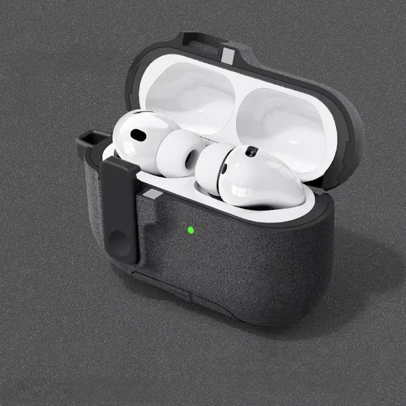 Para AirPods Pro 3 funda con bloqueo seguro para AirPods Pro2 3 2 generación funda protectora con soporte para teléfono para AirPods4 - imagen 4