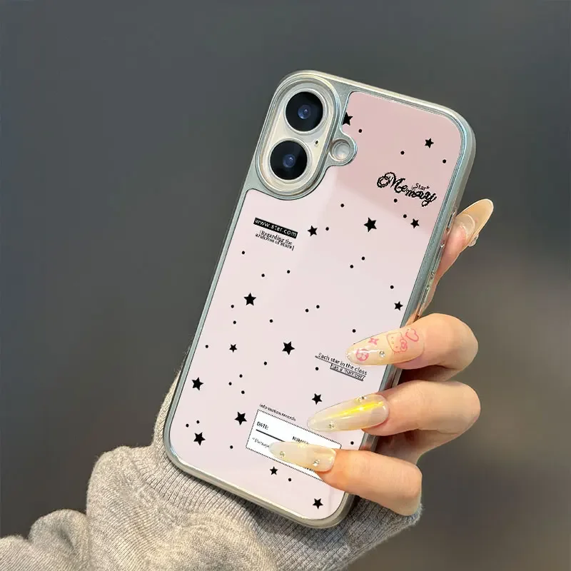 Funda de teléfono PINK STAR para iPhone11/12/13/14/15/16/17 Pro Max AIR PLUS, funda de teléfono epoxi TPU anticaída - imagen 4