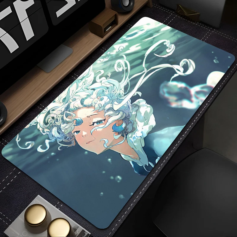 Alfombrilla de ratón de Anime h-hololive Gawr Gura, alfombrilla para teclado de jugador, alfombrilla para ratón de escritorio, Tapis de goma, Souris Gaming, Notbook, alfombrilla para ratón de PC - imagen 2