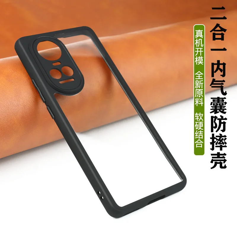 Funda para OPPO Reno10 Pro, marco de TPU, protector de parachoques de plástico, Fundas protectoras de teléfono para OPPO Reno 10 Pro 5G