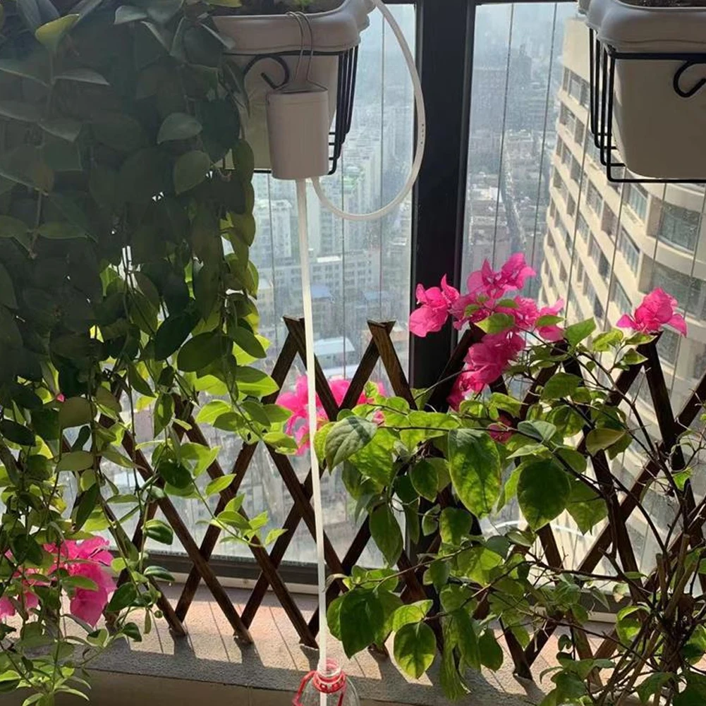 Kit de autorriego para plantas de interior, dispositivo automático de riego de flores, 2/8/16 cabezales, herramienta de autorriego para jardín - imagen 5