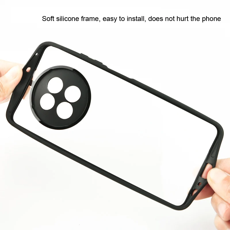 Para Realme 12 funda de lujo de silicona Tranperant TPU funda Realme 12 funda protectora de teléfono a prueba de golpes funda Realme 12 Pro Plus - imagen 5