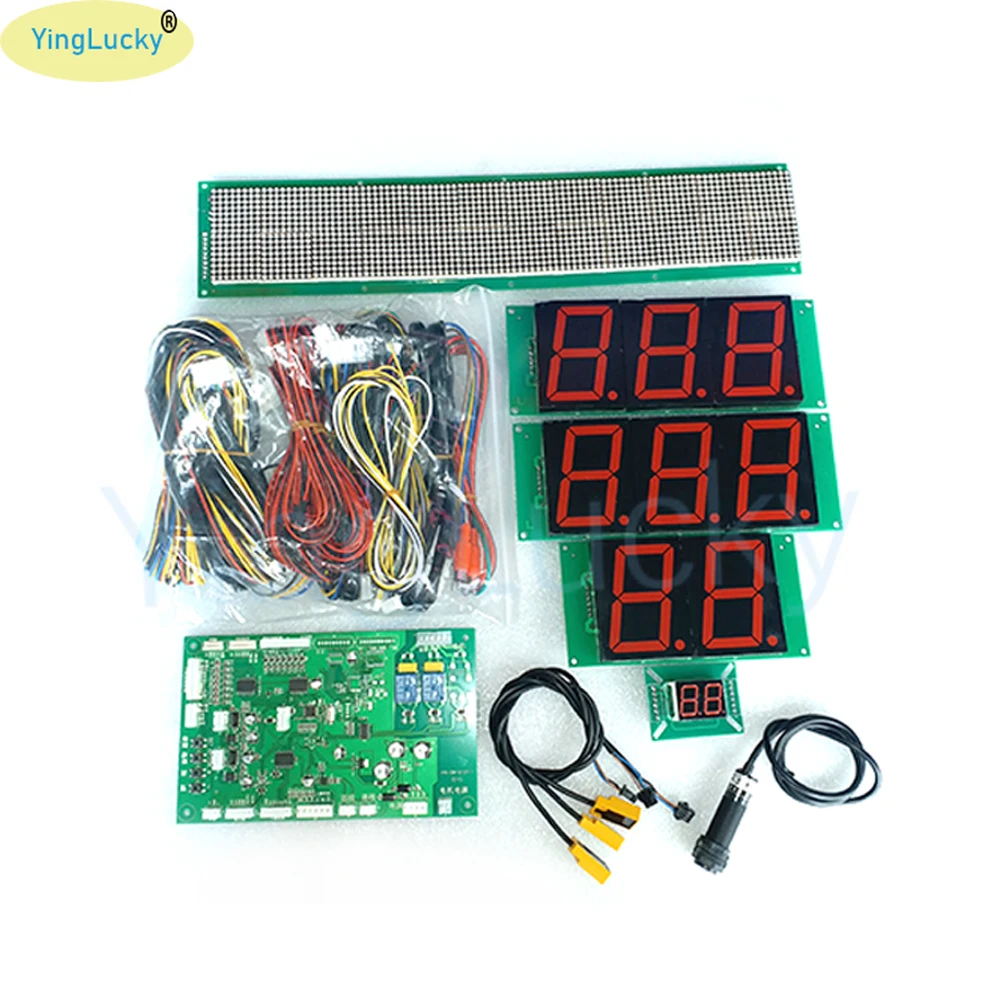 Nuevo kit de máquina de baloncesto ordinaria, tablero de juego, placa base PCB, tablero de visualización de tiempo, arnés de cableado para gabinete Arcade
