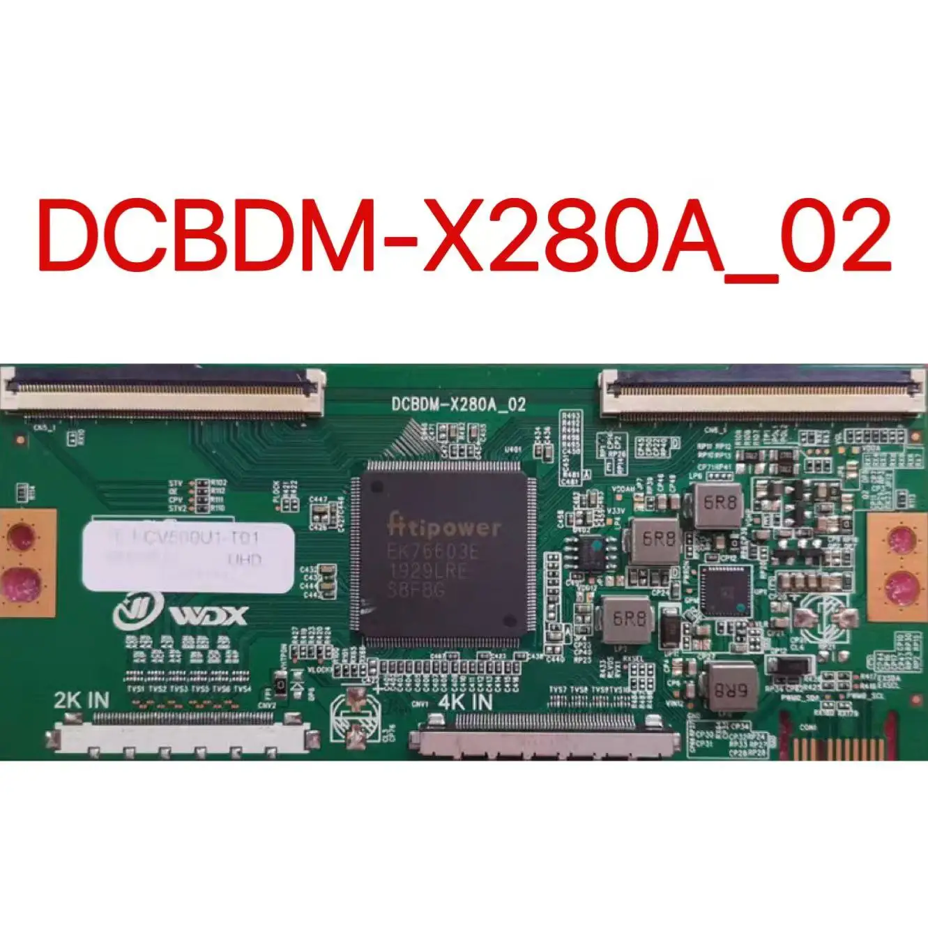 Placa Tcon de TV CV500U1-T01 2K 4K placa lógica DCBDM-X280A_02 para reparación de pantalla LCD - imagen 2