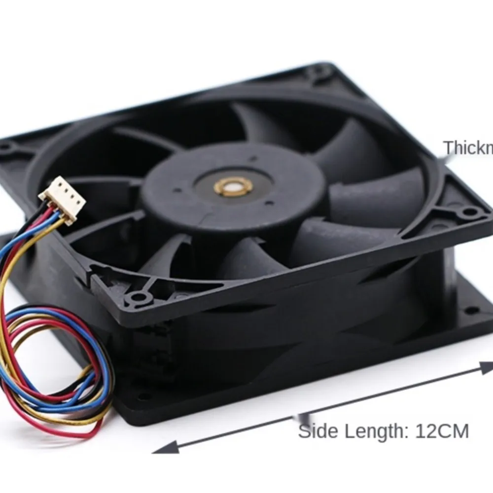 Flujo de aire grande de 120mm PWM para Delta FFC1212DE 120x120x38mm 12V 3A ventilador de refrigeración de doble bola de alta velocidad 230CFM - imagen 4