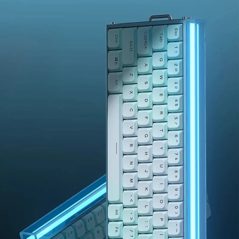 AULA Hero68 Mini teclado con interruptor magnético personalizado con cable RGB 8KHz tasa de retorno teclado mecánico ergonómico para juegos de perfil bajo