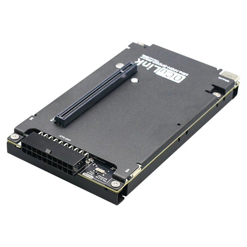 OCuP4V2 OCuLink Tarjeta gráfica externa Dock PCI-E 4,0 x4 ReDriver Adaptador de llave M.2 M opcional para computadora portátil Mini PC a tarjeta de vídeo - imagen 2