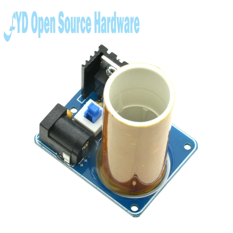 BD243 Mini kit de bobina Tesla: accesorio mágico electrónico de bricolaje para proyectos de ciencia y encendido de lámpara inalámbrica