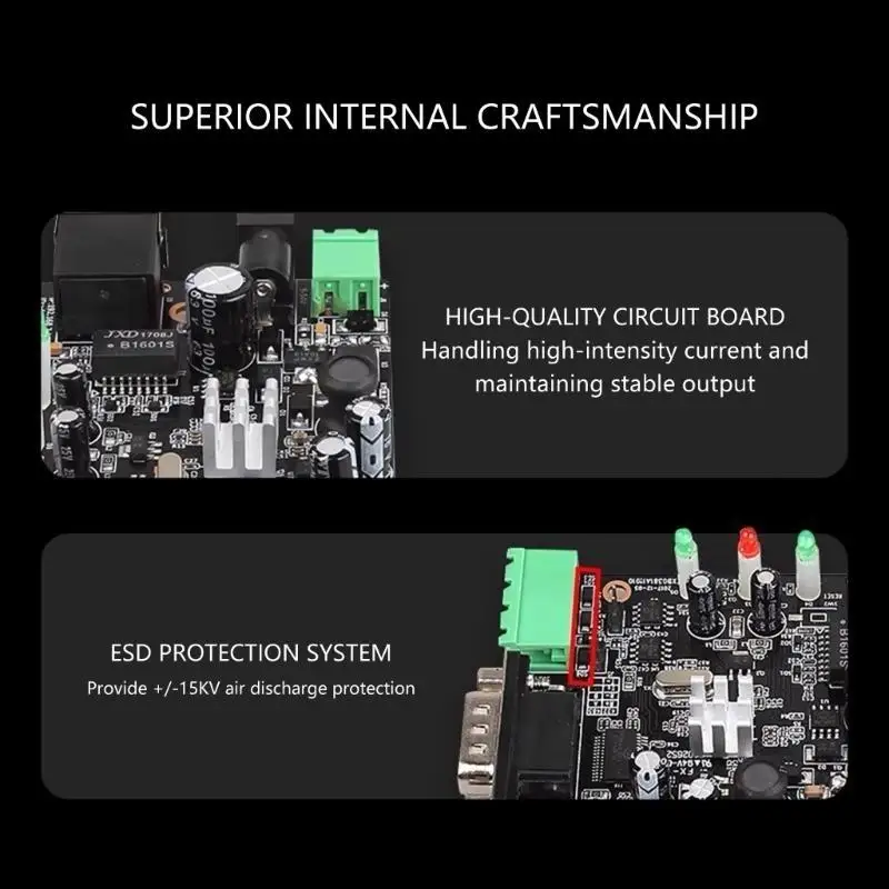 Y1UB carcasa aluminio RS485 a convertidor Ethernet para servidor red protocolo MQTT puerto único comunicación - imagen 4