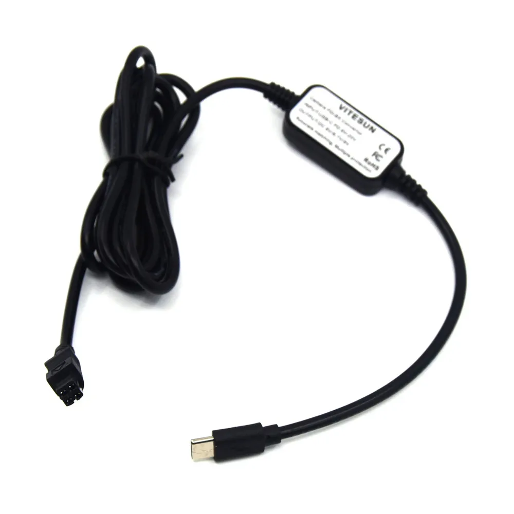 Batería ficticia EH-5 EH5 EH5A, Cable USB tipo C para Nikon, EP-5, EP-5A, EP-5B, EP-5C, EN-EL14, D700, D90, D80, D70 - imagen 4