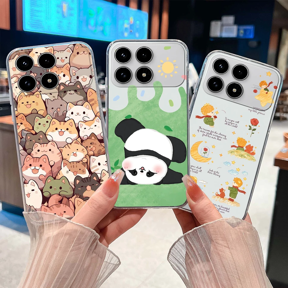 Para Xiaomi Poco F8 Pro / F8 Ultra Funda encantadora mariposa suave TPU Funda de silicona transparente para teléfono Poco F 8 Pro parachoques ligero - imagen 3