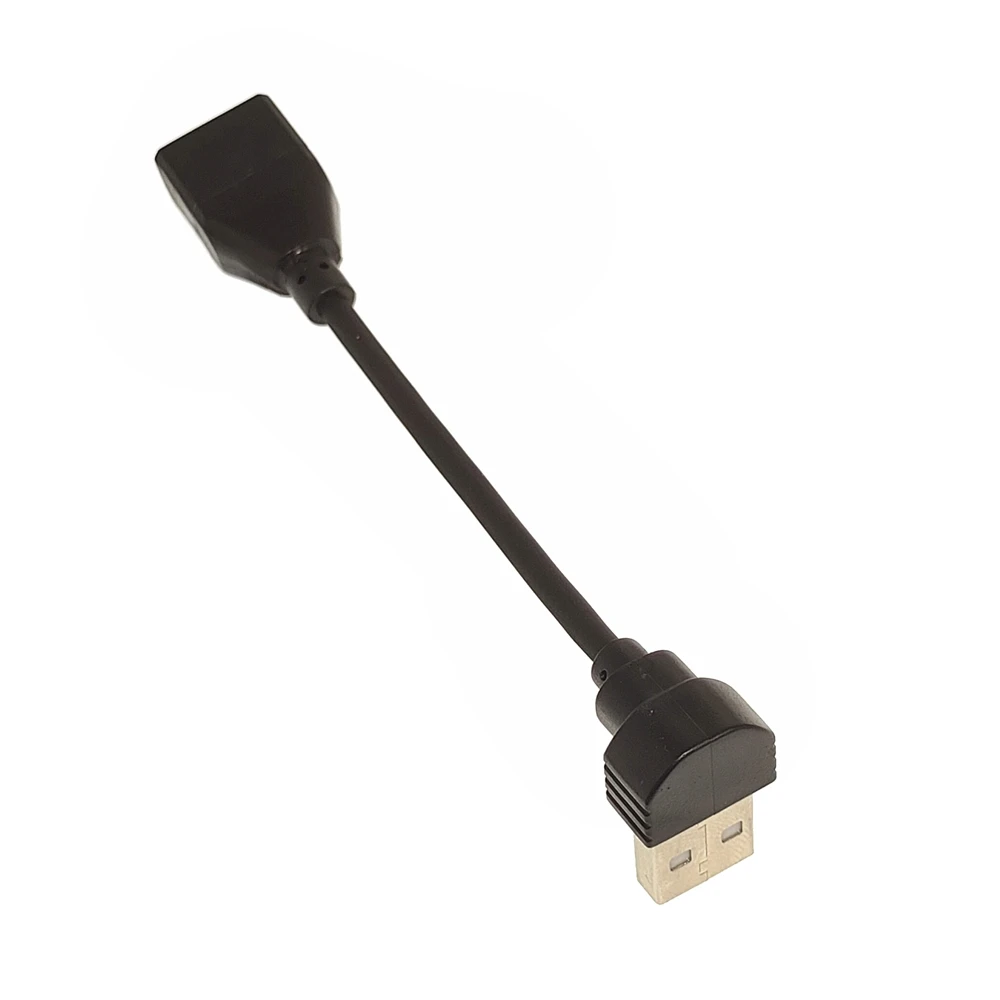 USB 2,0 macho a hembra 90 Cable adaptador de extensión en ángulo USB 2,0 Cable adaptador derecho/izquierdo/abajo/arriba gran oferta de alta calidad