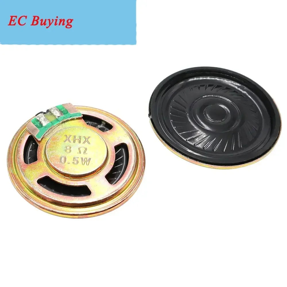 2 unids/lote 36MM 8O hm 0,5 W nuevo altavoz ultrafino 8 Ohms 0,5 vatios 0,5 W 8R diámetro del altavoz 36 MM 3,6 CM espesor 5MM - imagen 2