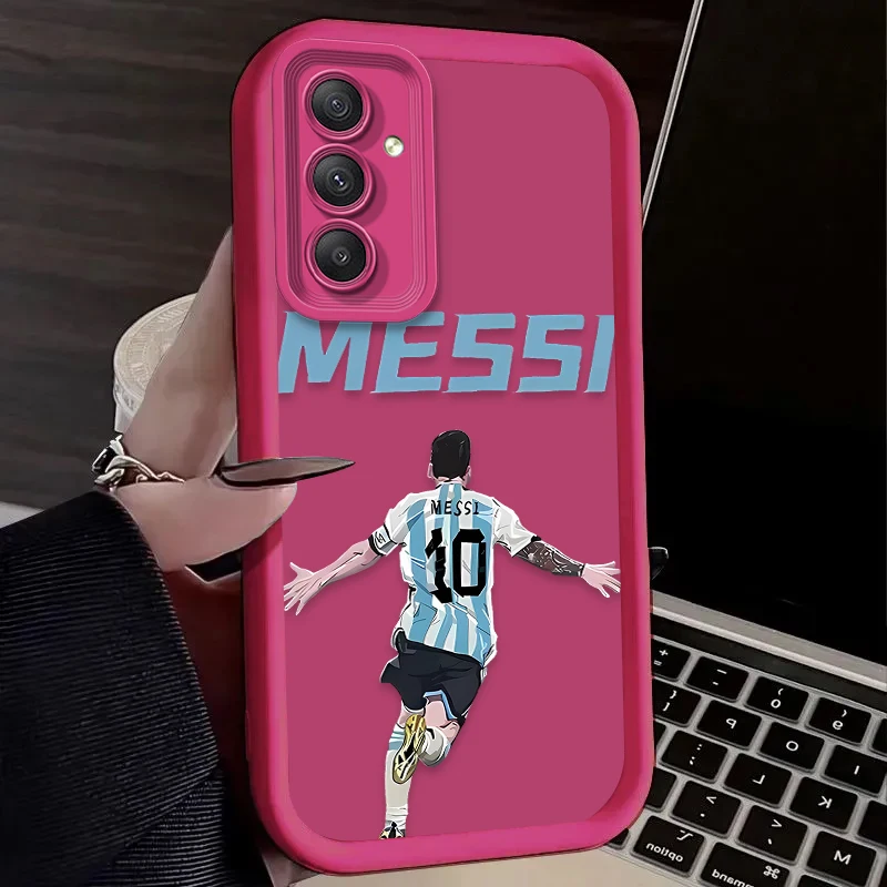 Funda de jugador de fútbol número 10 para Samsung Galaxy A54 A05 A05S A34 A24 A14 A53 A33 A23 A13 A52 A52S A32 A22 A12 A71 A51 A31 A50 - imagen 5