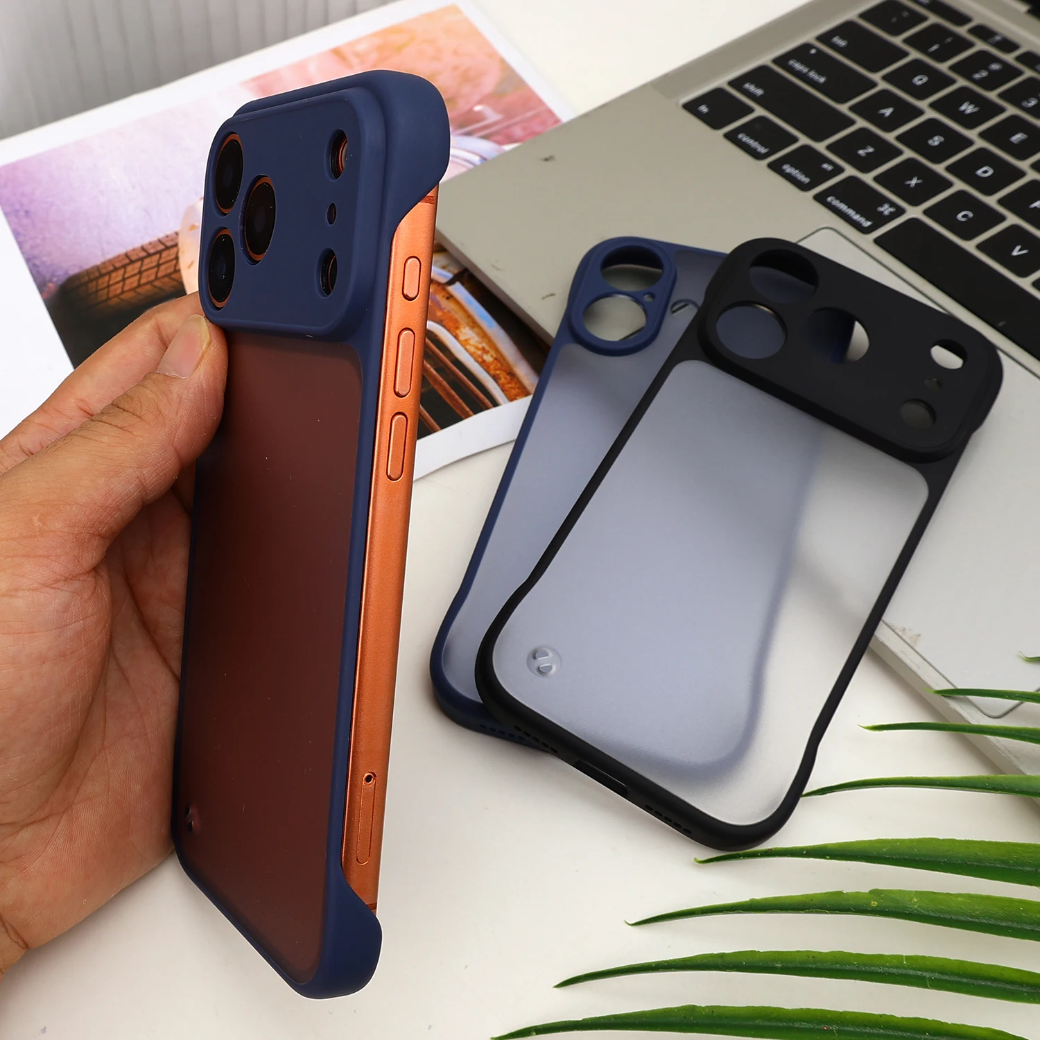 Funda de teléfono esmerilada mate sin marco para iPhone 17 17Air 17Pro MAX, funda trasera a prueba de golpes, carcasa protectora anticaída para iPhone 17 - imagen 5