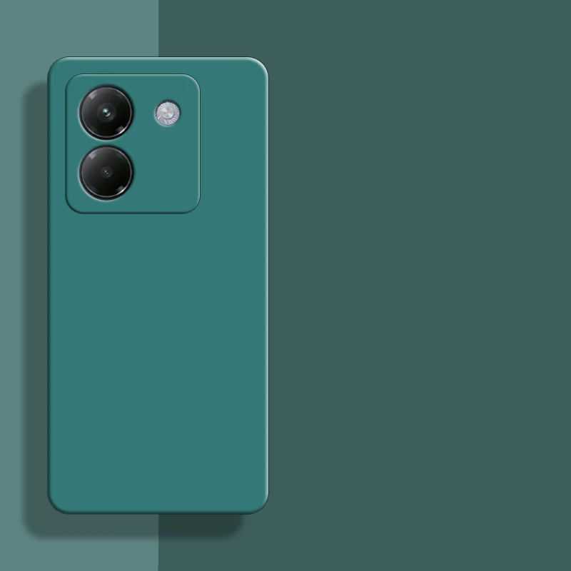 Para POCO M7 Pro 5G funda para Xiaomi POCO M6 M7 Pro cubierta nueva Original parachoques protector de silicona líquida para POCO M7 Pro - imagen 4