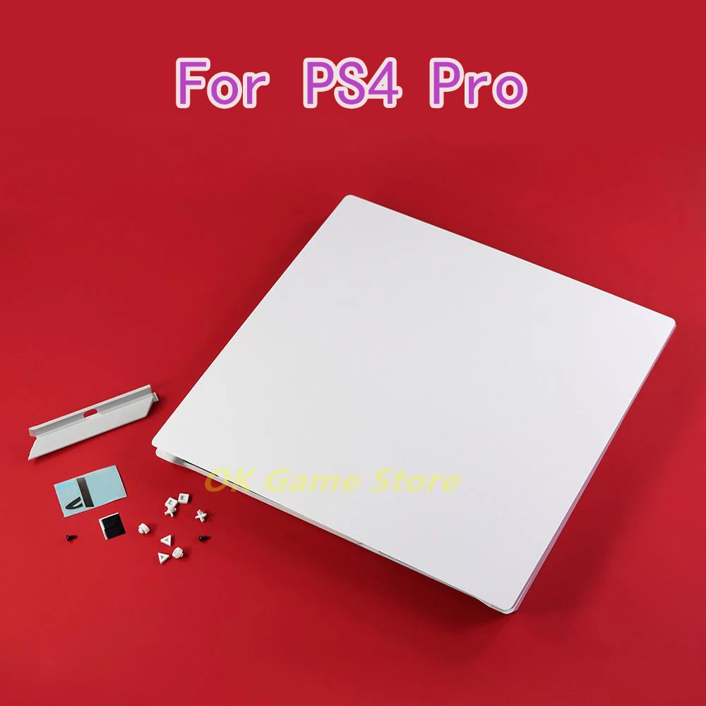 Carcasa blanca completa para PS4 Pro - vista frontal