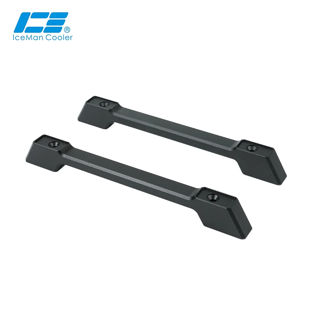 IceManCooler SSUPD Meshliciou Soporte elevador debajo del chasis Soporte para pies elevados, aleación de aluminio, blanco, negro - imagen 2