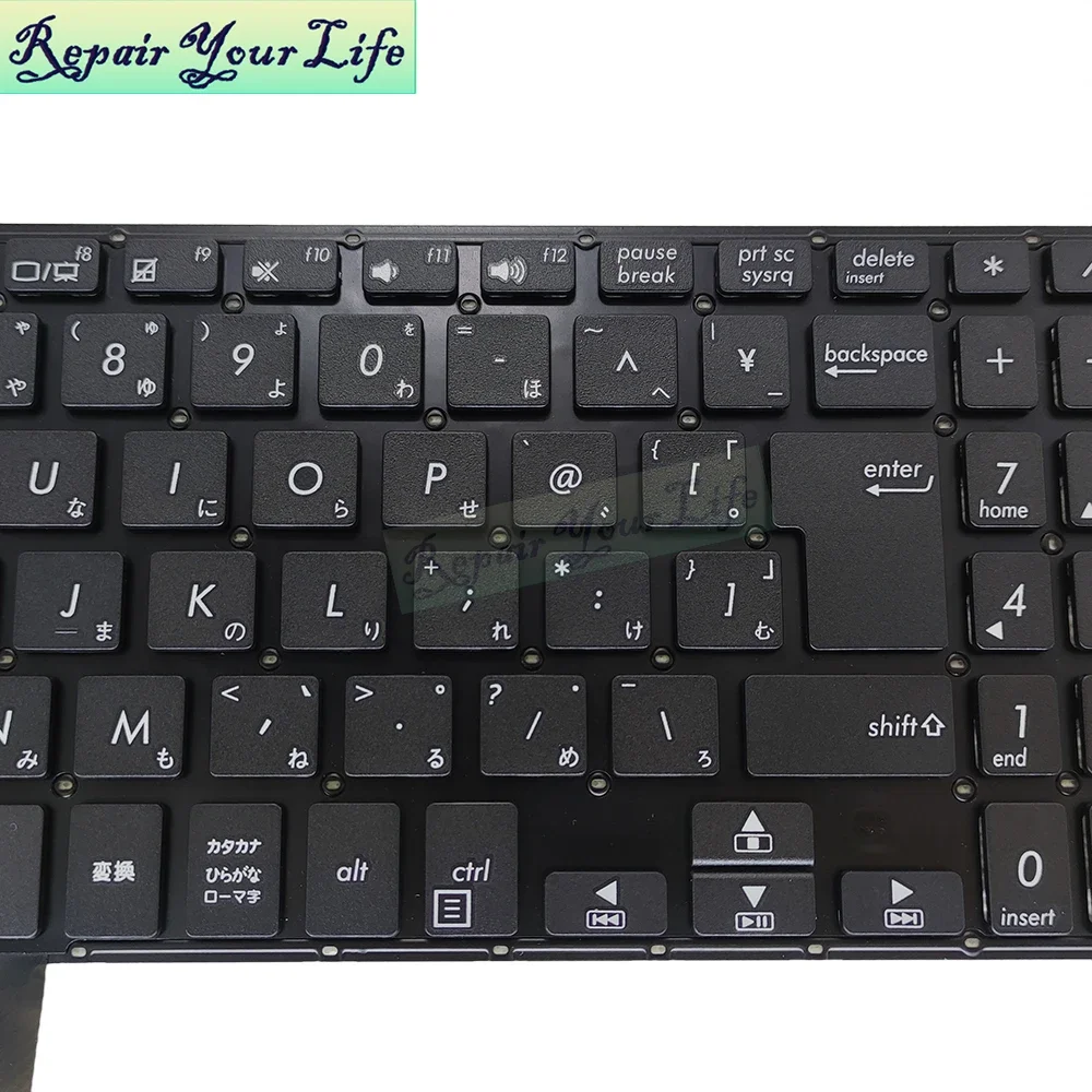Teclado japonés para ordenador portátil ASUS X507 F507 X507LA X507UA X507UB Y5000U R523U JP teclados japoneses sin retroiluminación 0KN1-3X1JP12 - imagen 3