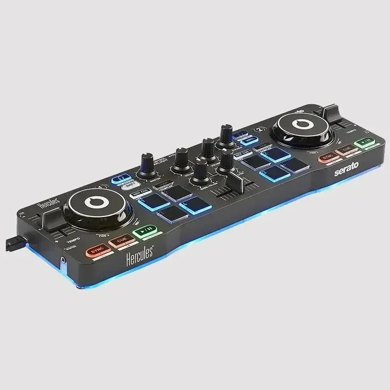 Controlador USB portátil Hercules Hi-Cool DJ Control Starlight para Serato DJ - imagen 3