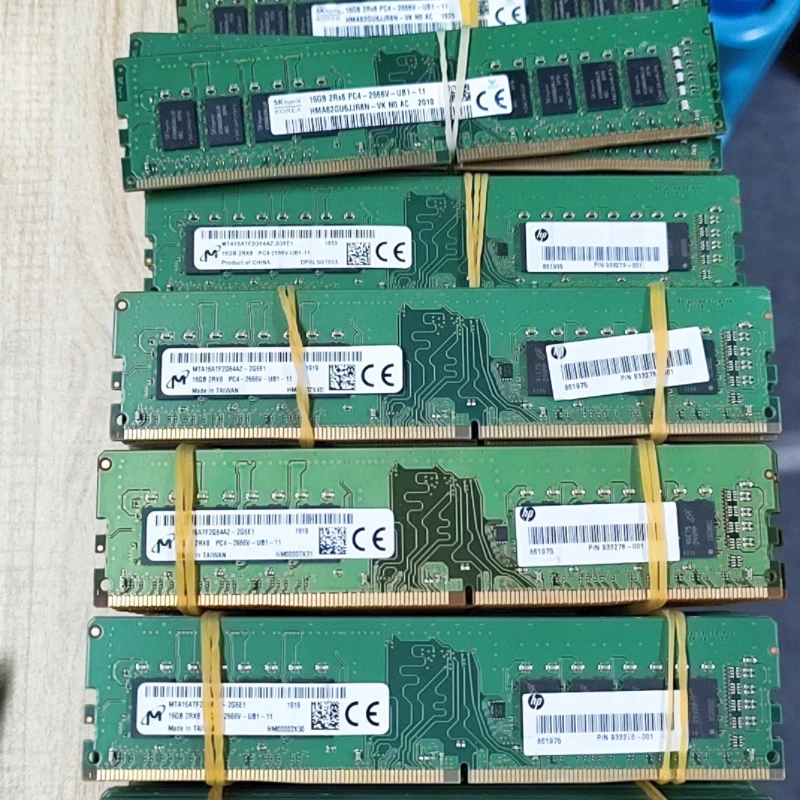 Micron RAMS DDR4 16GB 2RX8 PC4-2666v-UB1-11 UDIMM ddr4 2666MHz 16GB Memoria de computadora de escritorio 1,2 v - imagen 4