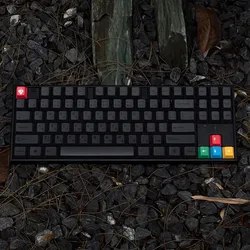 Teclas PBT Negras BOB Perfil Cherry Sublimación Japonesa