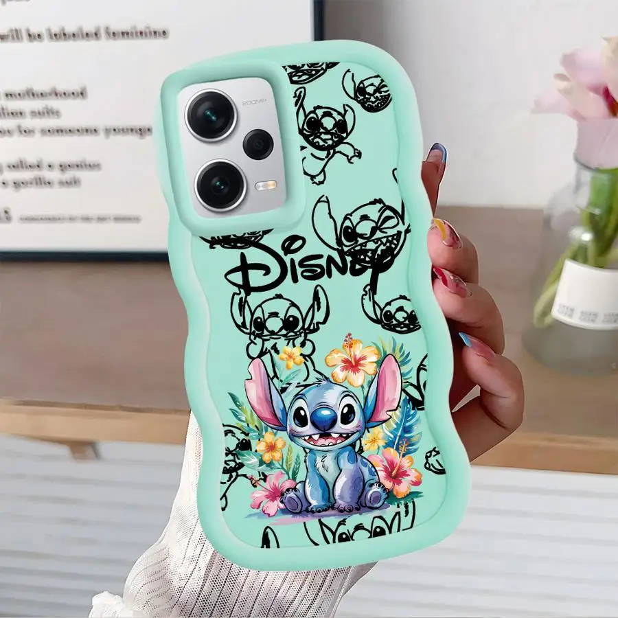 Funda de punto de dibujos animados de Disney para Xiaomi Redmi 10A 12C 9T 10C 14C A3 9C 13C A5 A1 + A2 Plus, funda suave para teléfono - imagen 4
