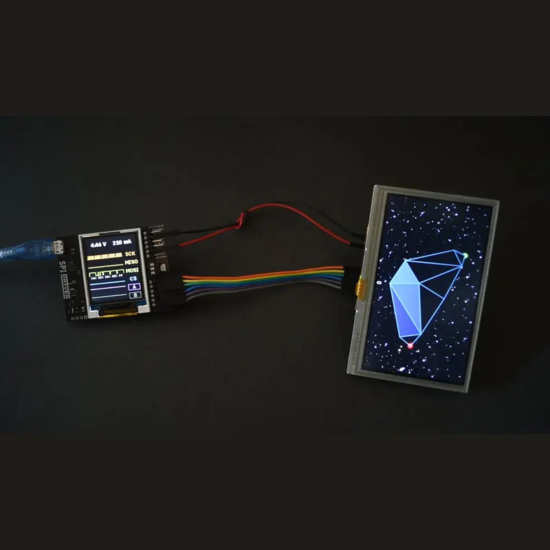 SPIDriver - Adaptador de interfaz SPI profesional, lógica de 3,3 V/5 V, 30 MHz, alimentado por USB-C - imagen 3