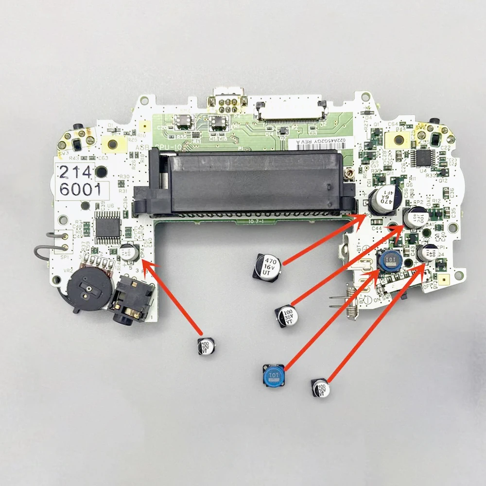 1-2 juegos de condensadores de placa base y piezas de repuesto de inductores de potencia adecuadas para GBA GBC GBP GBA SP - imagen 5