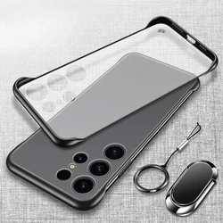 Funda Samsung S25 Ultra S25+ Rígida Sin Marco Soporte Magnético Mate