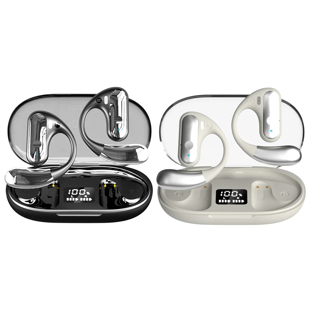 Auriculares con traductor AI de 144 idiomas, compatibles con Bluetooth 5,3, auriculares estéreo con gancho para la oreja, dispositivo de traducción con cancelación de ruido - imagen 4