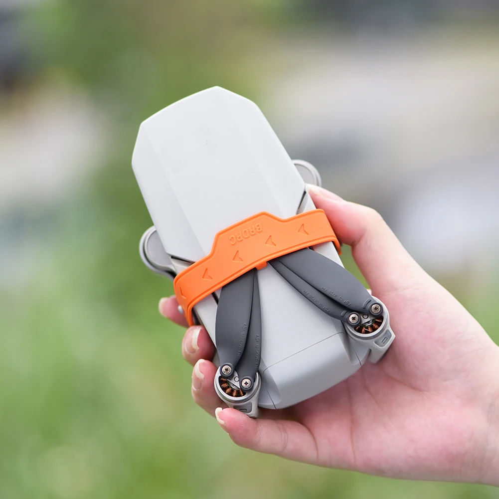 Estabilizador fijo de hélice, cuchillas protectoras portátiles, correa de hoja, protector fijo, accesorios para Dron para DJI Mini 2/Mavic Mini - imagen 3