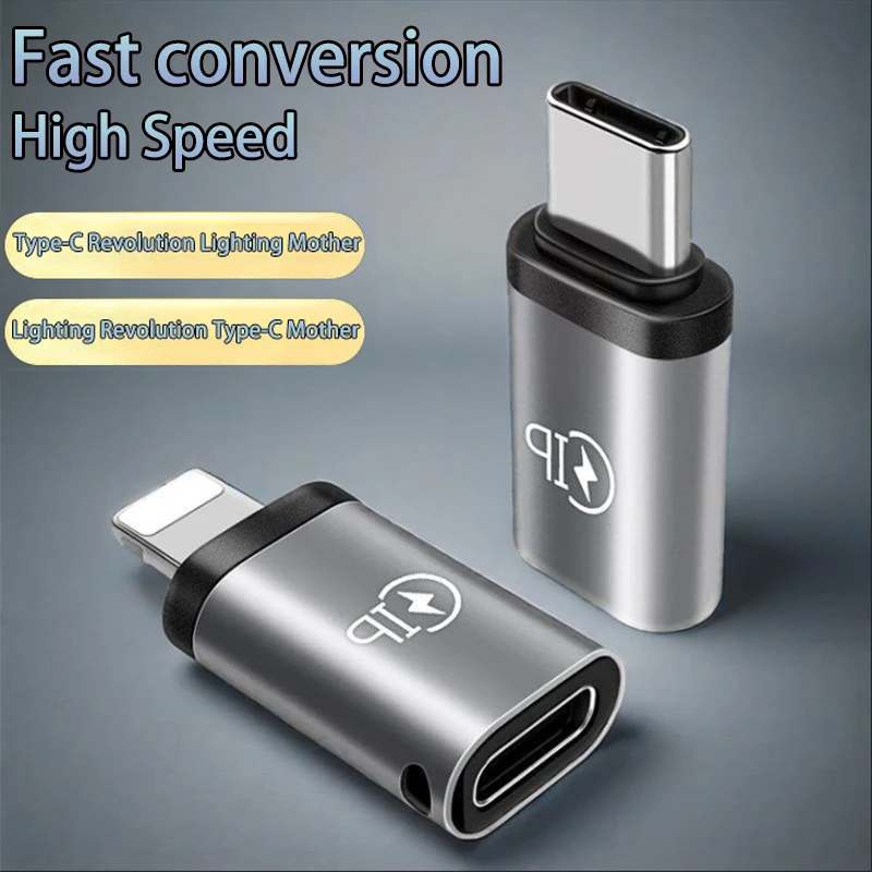 Convertidor de Cable USB Lightning a USB C Adaptador 20W Ios a tipo C para IPhone 15 14 13 Pro Max Huawei Xiaomi Samsung
