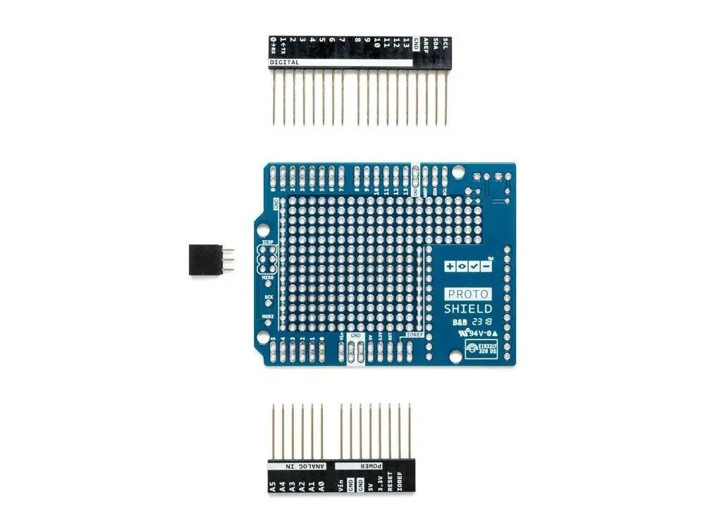 Arduino Proto shields Rev3 Placa de pan tamaño Uno TSX00083 24 pines - imagen 3