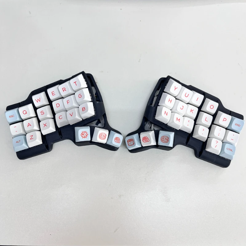 TBK Mini teclado mecánico personalizado 3 × 6 interruptor de soldadura con cable impresión FDM teclado ergonómico para juegos de oficina teclado dividido QMK/VIA