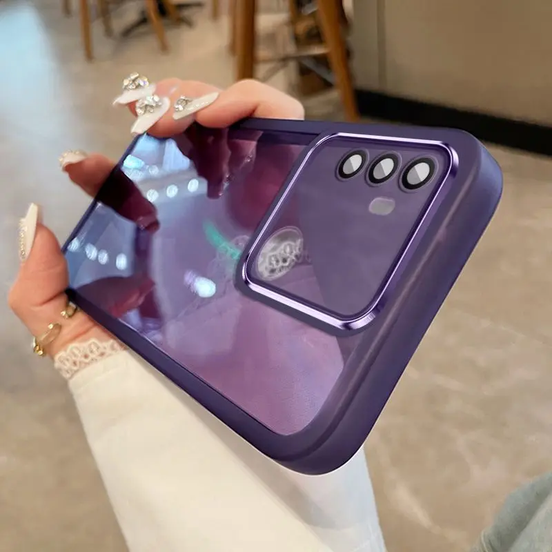 Para Tecno Spark 7T funda Tecno Spark 7 funda de teléfono Tecno Spark7 cubierta Tecno Spark7T cubierta protectora de cámara cubierta de lente - imagen 2