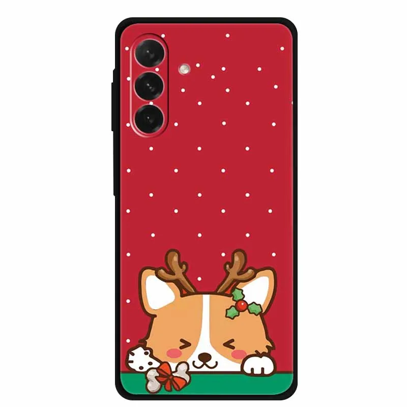 Funda navideña para Samsung Galaxy A26 A56 5G, bonitas fundas de teléfono de silicona TPU suave para Samsung Galaxy A56 5G Coque A 26 5G - imagen 5