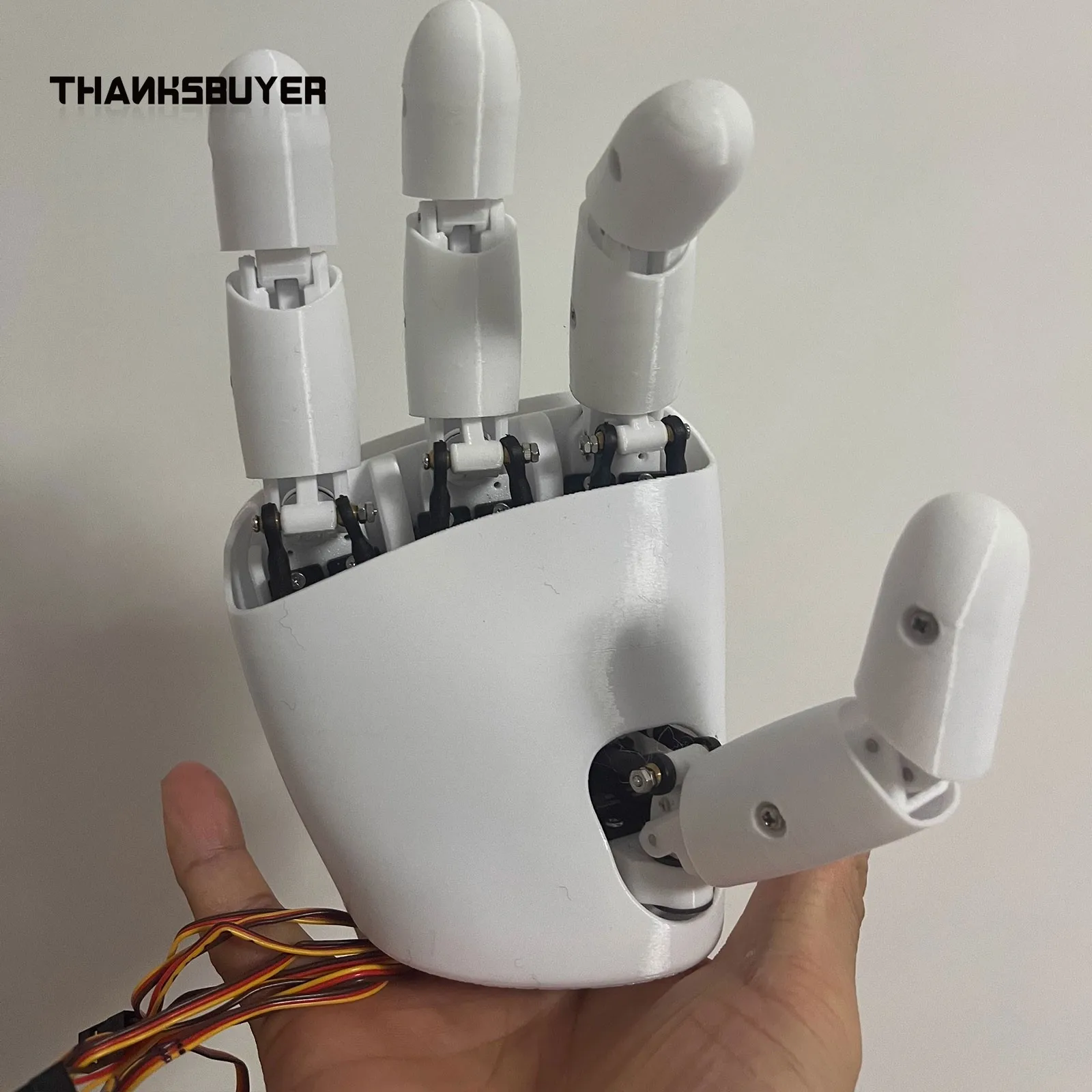 AmazingHand 8DOF Robot impreso en 3D Mano mecánica (Motos PWM para diestros y zurdos Motores serie Feetech) - imagen 3