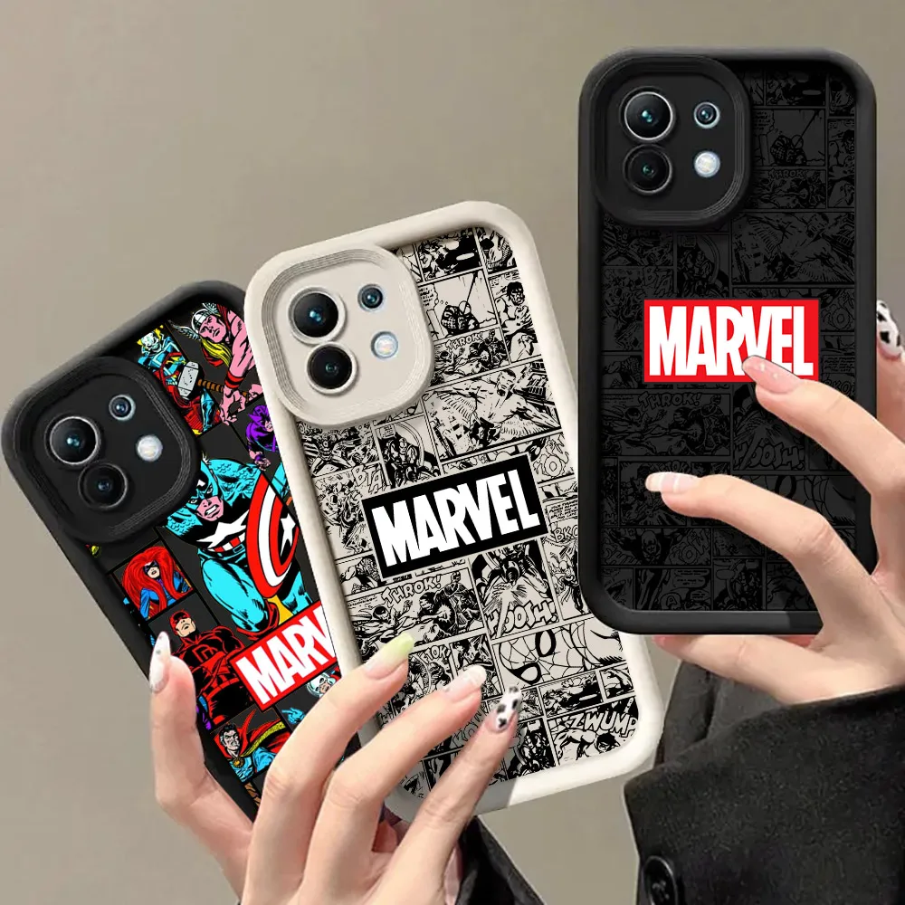 Funda de teléfono para Xiaomi 14T 14 13T Pro 12 13 11 Lite POCO F3 F5 X3 X5 X6 M5s M6 Pro funda suave Los Vengadores Marvel Comics Deadpool - imagen 3