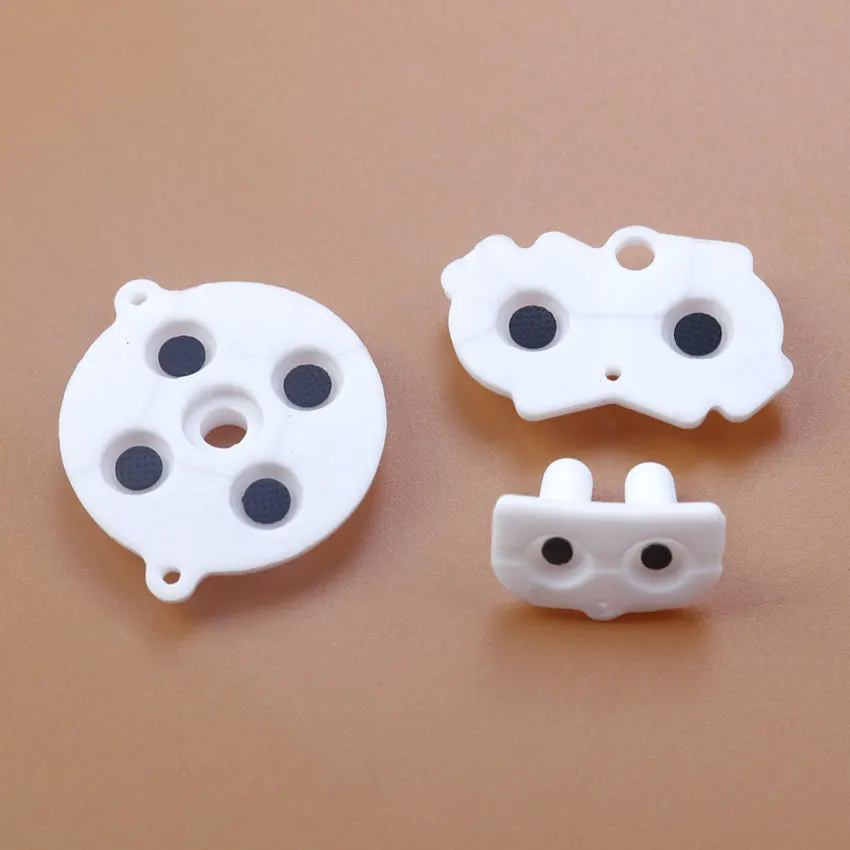 JCD botones conductores de goma de alta calidad para Gameboy Advance GBA, silicona AB d-pad Start Select, almohadillas de teclado de repuesto - imagen 5