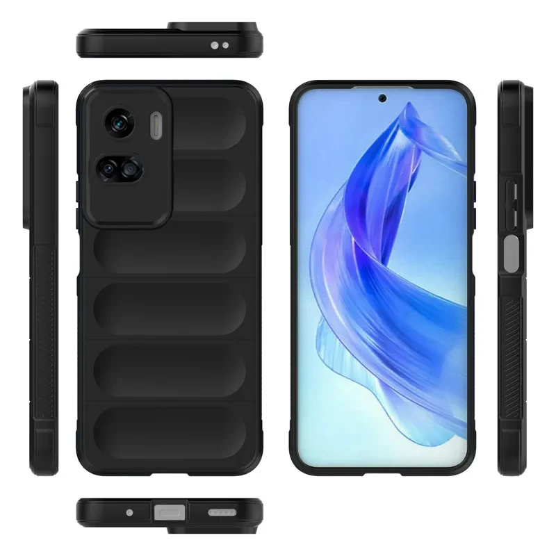 Funda para Huawei Honor 90 Lite 5g, Funda trasera a prueba de golpes, Fundas de teléfono con armadura, Funda anticaída de silicona líquida - imagen 3
