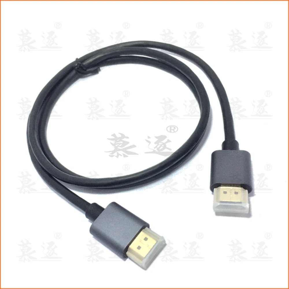 Nuevo Cable HD M/M aleación de aluminio HDMI a HD 2k * 4k 2,0 Cable HD delgado para TV portátil proyector PS3 PS4 Cable 0,5 m 1m 1,5m 3m
