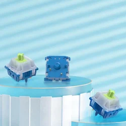 Switch Lineal Gateron CM RGB 65g – Stem POM Chapado Oro